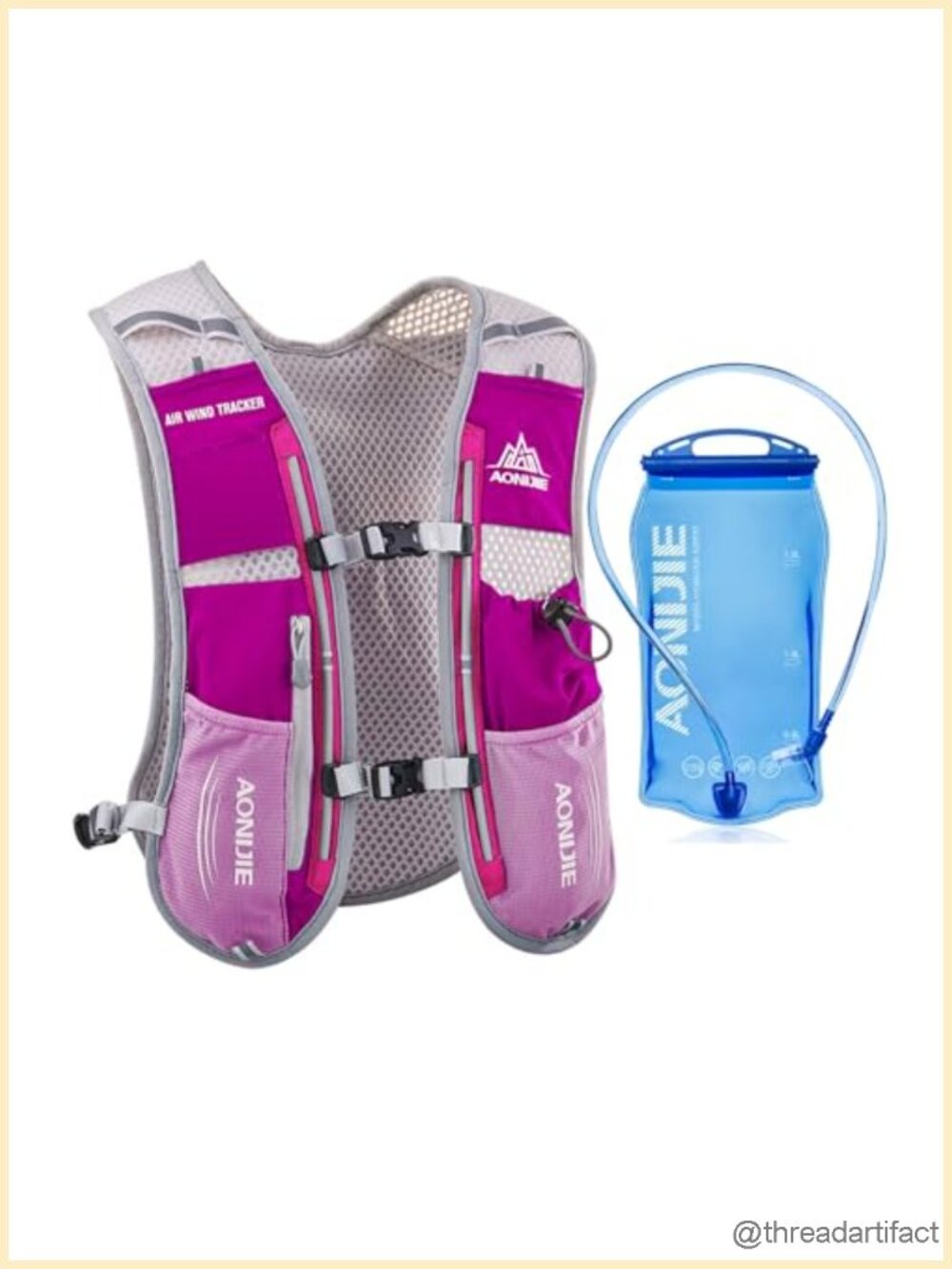 5L Hydration Vest Pack with 1.5L Bladder for Trail Running Hiking